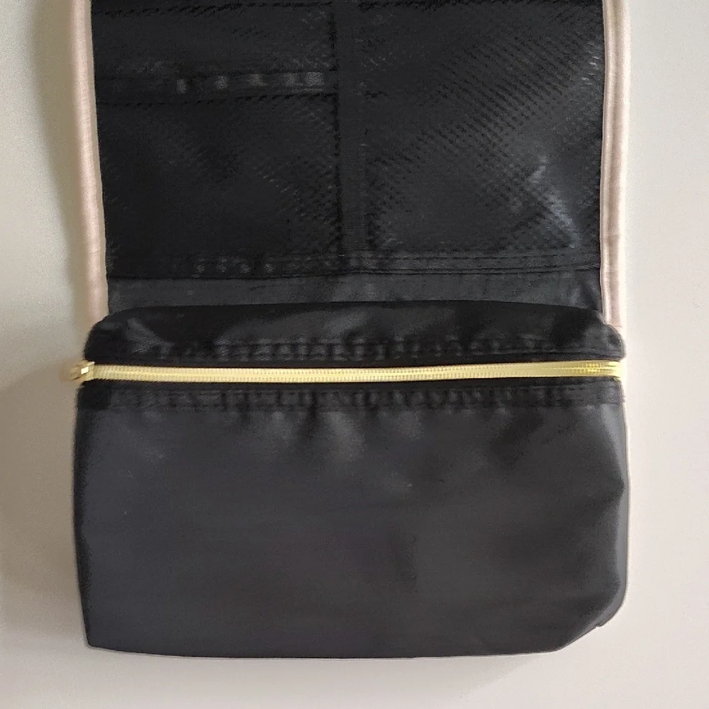 Nine West Pink and Purple Cosmetic Bag with Iridescent Finish